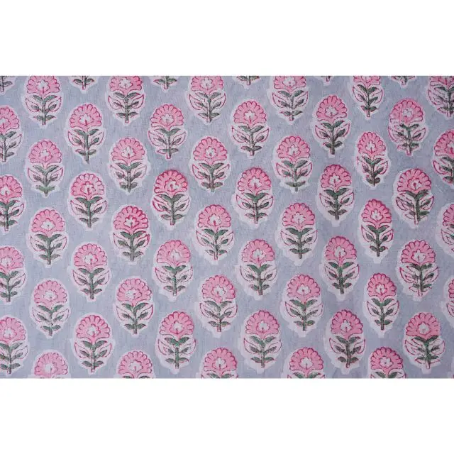 Indian Hand Made Soft Cotton Modern Floral Jaipur Block Print Fabric, Block Print Dress Material, Indian Cotton Fabric,