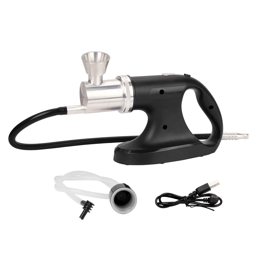 Портативный Ручной пистолет для холодного курения, электрический пистолет для приготовления еды и напитков, коктейлей, коптильня, инфузор, мясо