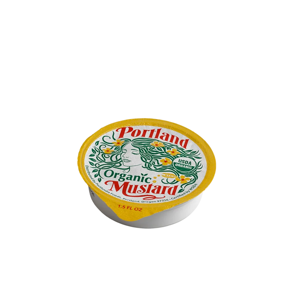 
Now in a personal cup, perfect for on the go Portland Organic Mustard PC Cup 1.5 oz 
