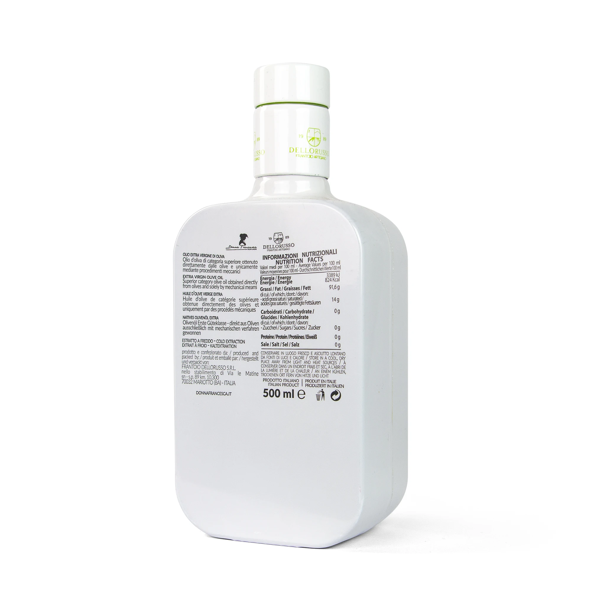 Italian Extra Virgin Olive Oil Innocence Medium Fruity