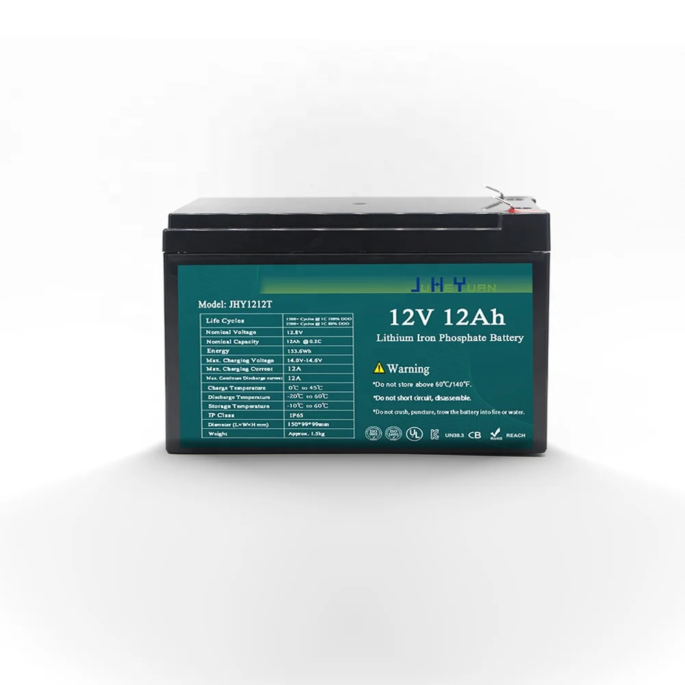 High Capacity Customized Service 12V 12Ah Green Electric Scooter Bike Battery Pack