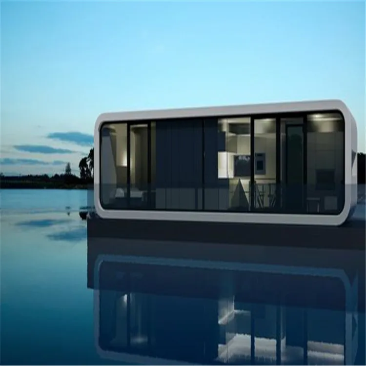 OEM Fashion Design House Prefab  Call Booth Sound Proof Prefab Homes House  Office Telephone Booth For Sales Log Cabin Kits