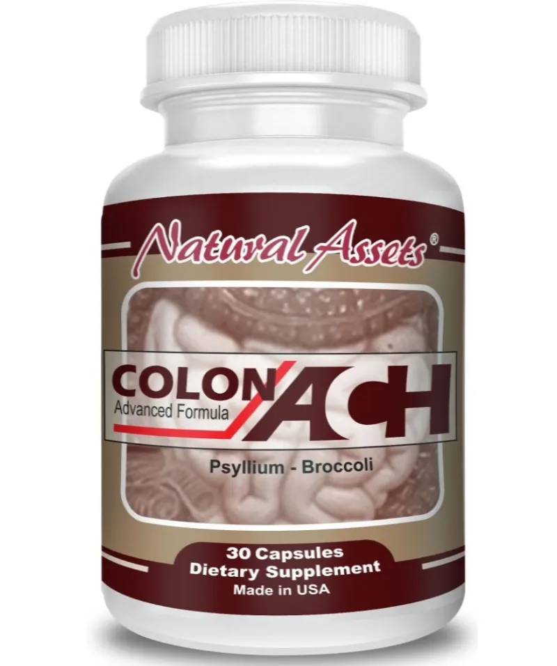 Natural Herbal Colon Cleaner Pill Capsule for Detoxification & Cleaning wt Pre Probiotic, Psyllium Husk Powder Dietary Fiber USA