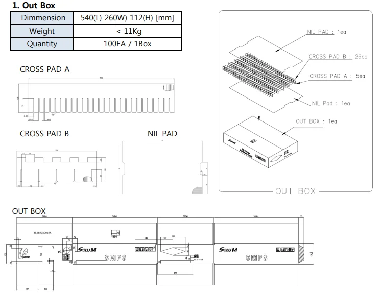 Ultra Slim Power Constant Current Adjustable Output Voltage 24V to 50V DC Flicker Free LED Lamp Power Driver (ULB520S901N1A)