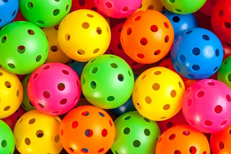 Высокое качество 40 & 26 Отверстия Крытый Pickleball шарики прочный