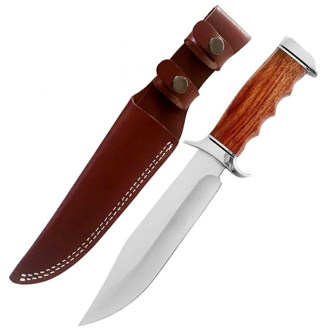 
Rambo Hunting Knives with Leather Sheath in Stainless and Damascus Steel best for Camping Survival Knife LWS 11721 