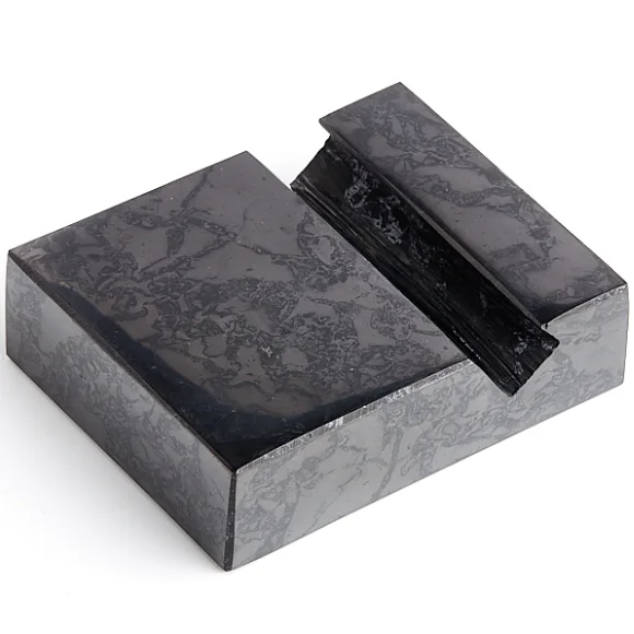 
Shungite Stand for Mobile Phone Polished / Schungit 