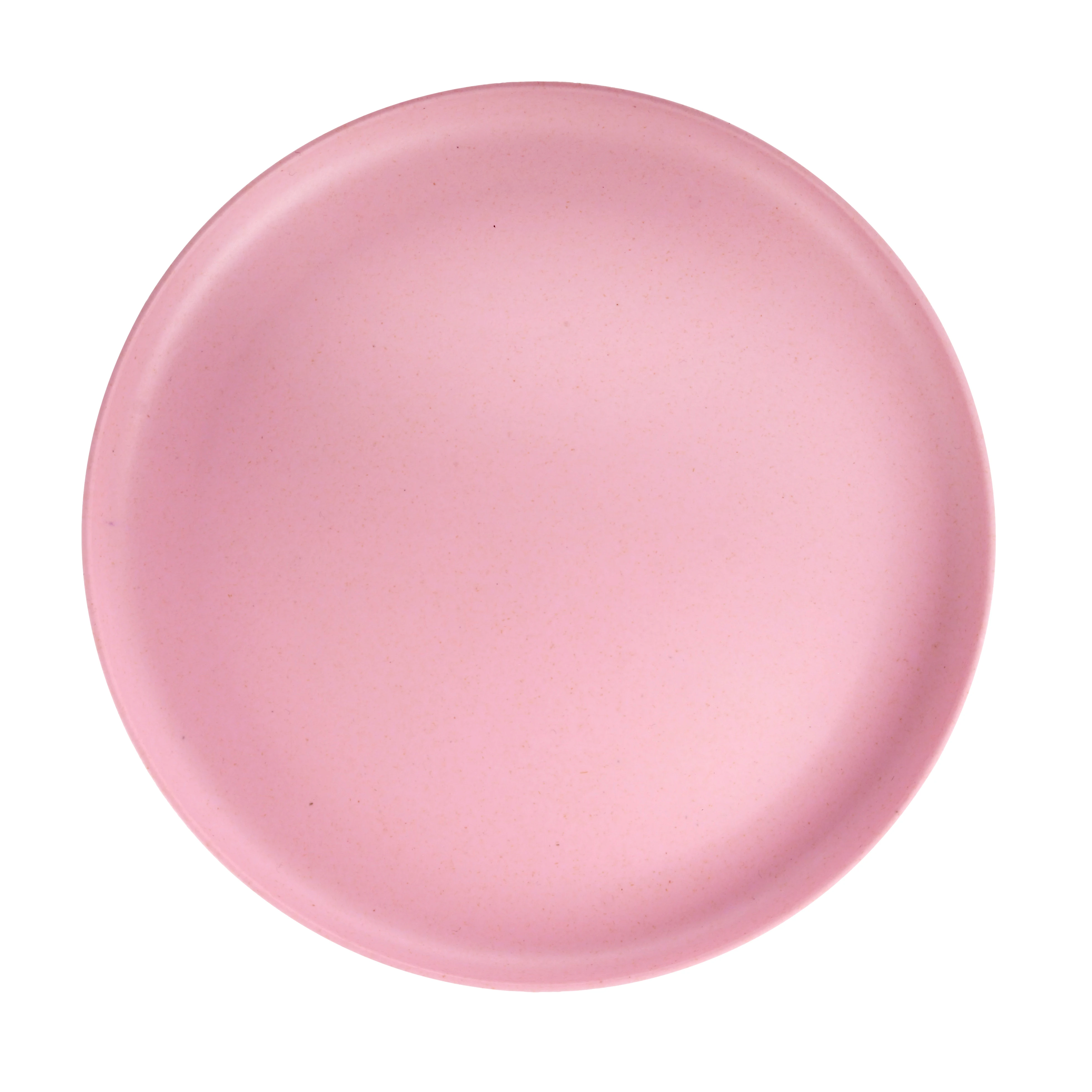 Food Grade Dinnerware Cute Color Children Disposable Bamboo Fiber Tableware Set for Kids