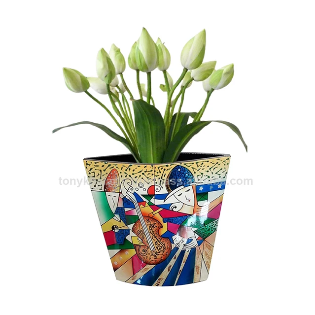 Vase Nordique  Vase Transparent  Vase Dore  Made in Vietnam