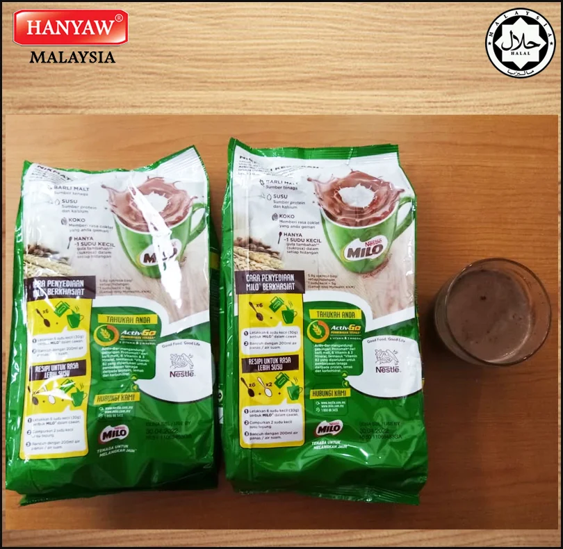 [Малайзия] Быстрая доставка + Халяль Сертифицированный MILO фитнес-Go порошок шоколадного солода (12 упаковок x 1 кг/картонная коробка)