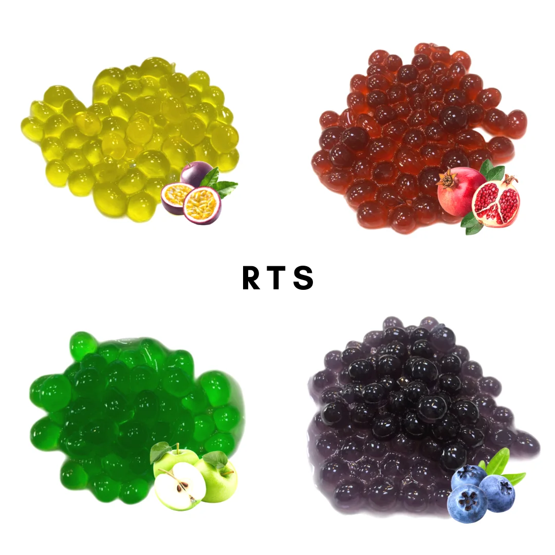 Ready To Ship LMC Taiwan Bubble Tea Supplier Sale Fruit Popping Boba Yogurt Flavor