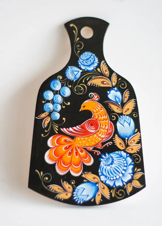 Printed Wooden Fruit Meat Salad Cutting Chopping Board For Home Kitchen Restaurant and Hotel Daily Usage Chopping Board