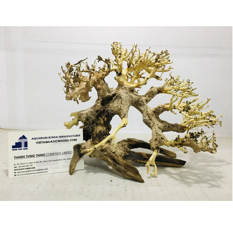 Hot Items 2023 Aquarium Decoration Trunk Shape Bonsai Driftwood for Fish Tank Ornaments WhatsApp +84 961005832