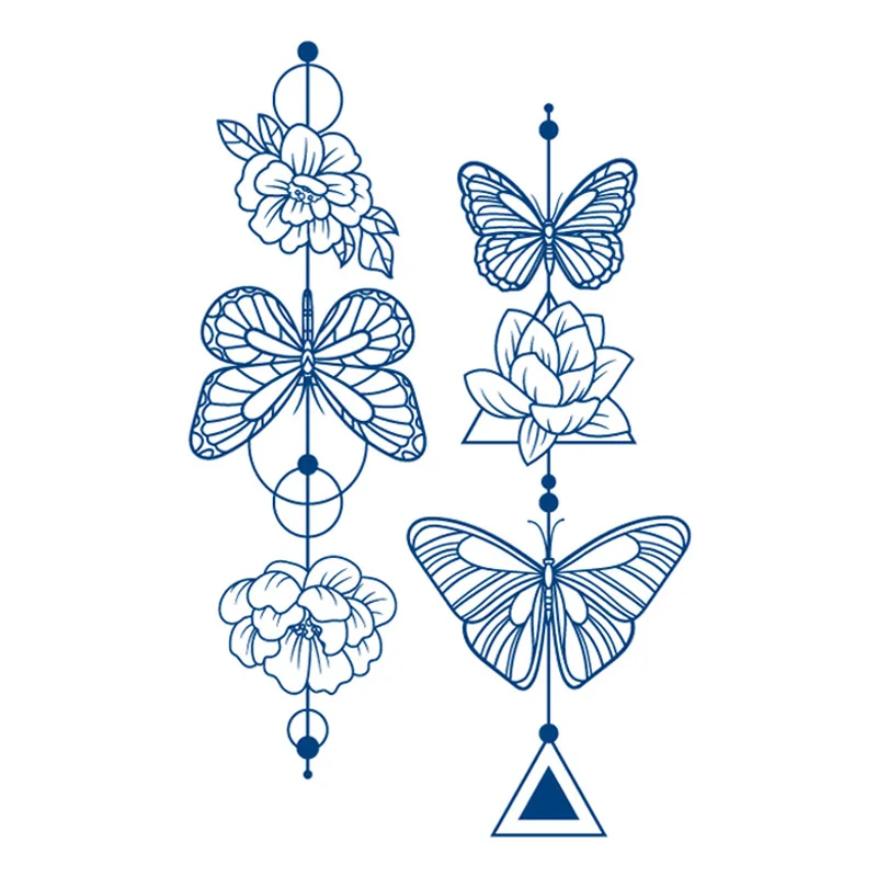 High-quality Aluminum Alloy Beautiful Body Art Material CE Certification 1 Year Warranty Tattoo Sticker