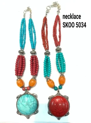 2021 Boho Ethnic Big Bib Maxi  Necklaces Women Jewellery Indian Vintage Statement Crystal Large Color Collar Necklace Girl