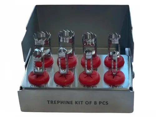 Dental Trephine Drills Kit IMPLANT SURGICAL TREPHINE BURS SET