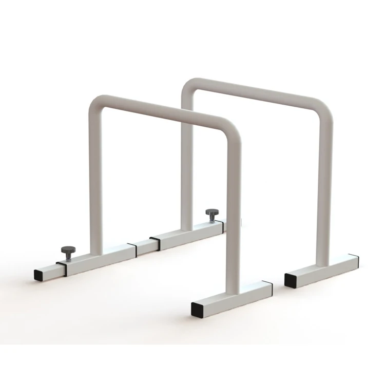 Strong floor push up bars adjustable width, dip stands