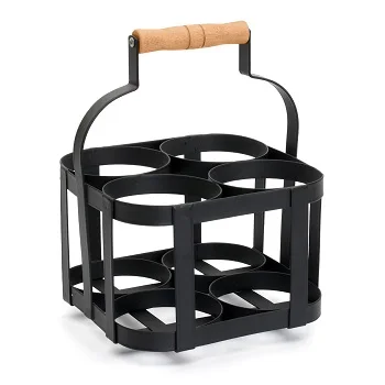 Металлический держатель для винных бутылок классический дизайн металлический декоративное хранение оцинкованный дизайнерский