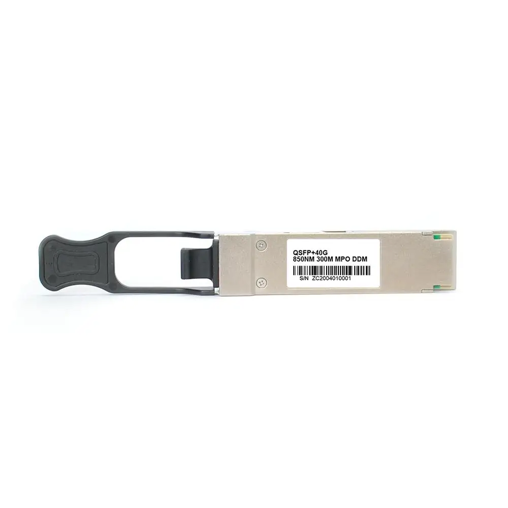 Hot Selling Fiber Optic Transceiver 40G-SR4 QSFP+ 850nm 100m MPO/MTP Transceiver Module