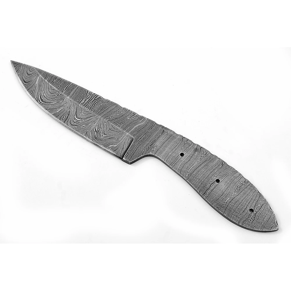 Best Selling Professional Damascus 100% Top High Quality Steel Blank Blade Hunting knife