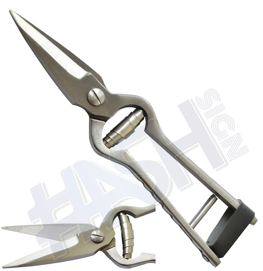 Foot Rot Shears Polished Stainless Steel Sheep Farrier Hoof Trimming Clippers
