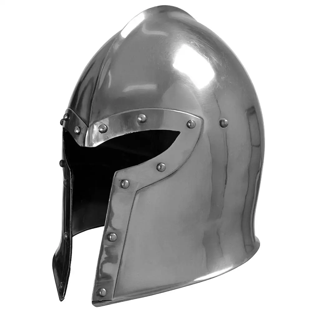 
Medieval Leather Dark Ages Armor Helmet with Chainmail 