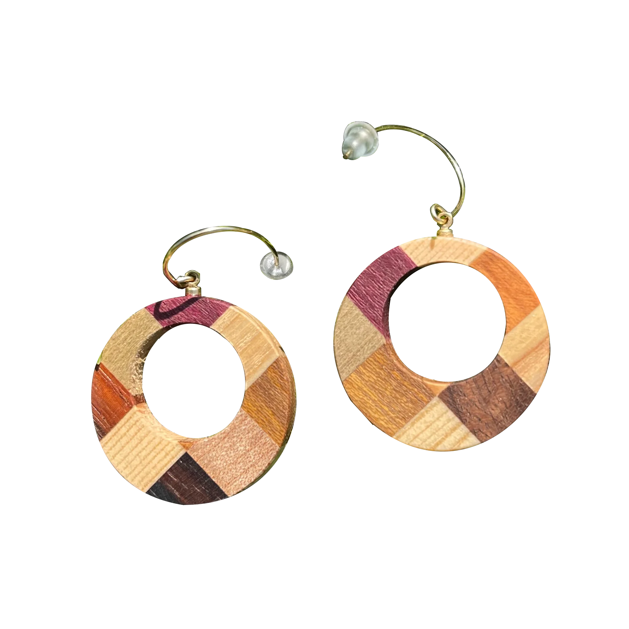 Traditional crafts clip-on jewelry earrings from Japan