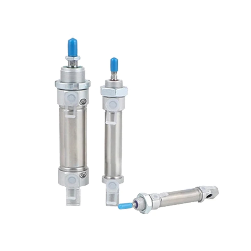 Воздушный мини цилиндр серии DSNU, мини круглый пневматический цилиндр