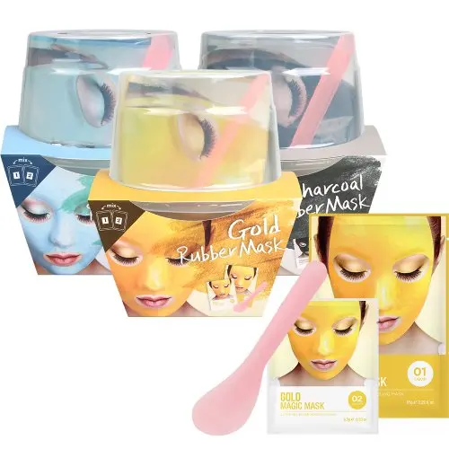 Made in Korea OEM ODM Hydrojelly powder SPA Face mask Peel Off Charcoal rubber jelly mask