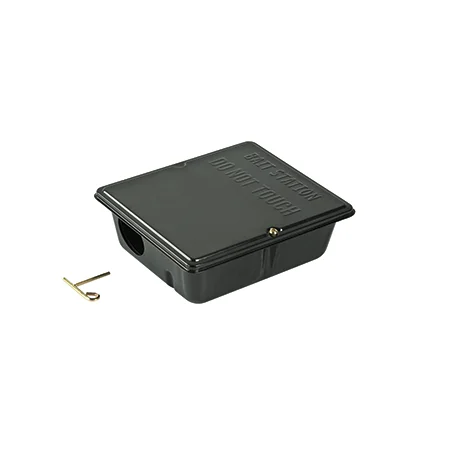 
Masterbox Metal Black Bait Station For Rats And Mice Top Quality Rat Bait Station 