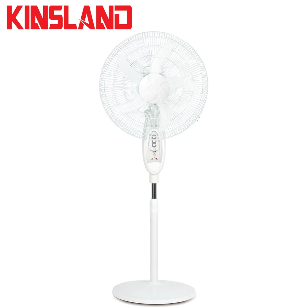 China Summer Modern Commercial 16 Inch Rechargeable Electric Solar Powered Standing Fan with LED Light Portable Manufacturer