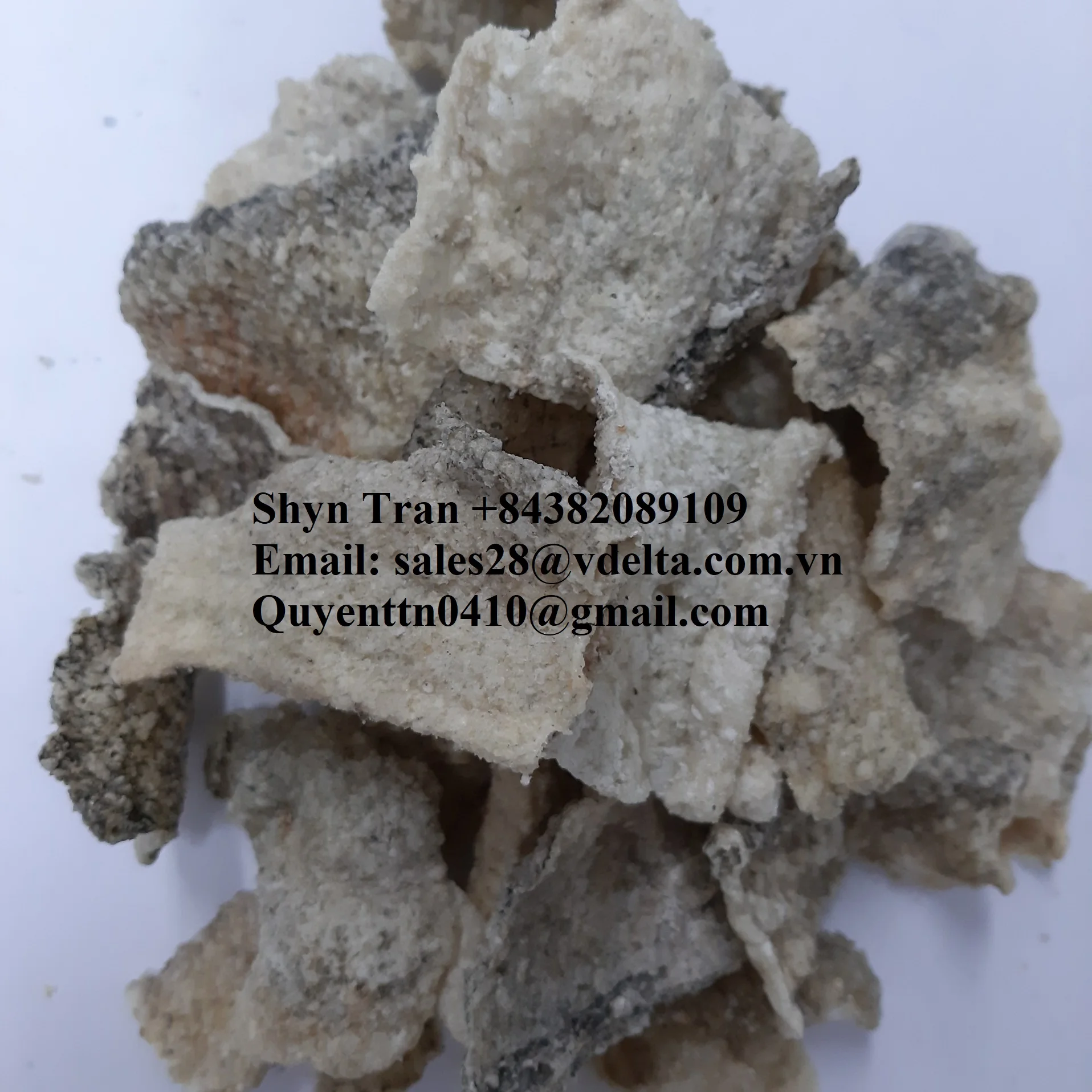 Deep Fried SALMON FISH SKIN Snack//Shyn Tran +84382089109