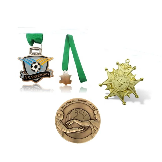 
factory promotional 3d custom logo engraved metal old sports medals sport medallions 