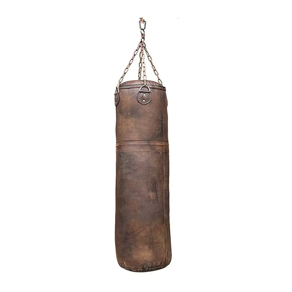 Boxing 100 % Vintage Leather Punching Bags Training Boxing Bags MMA Boxing Sand bag in Sialkot