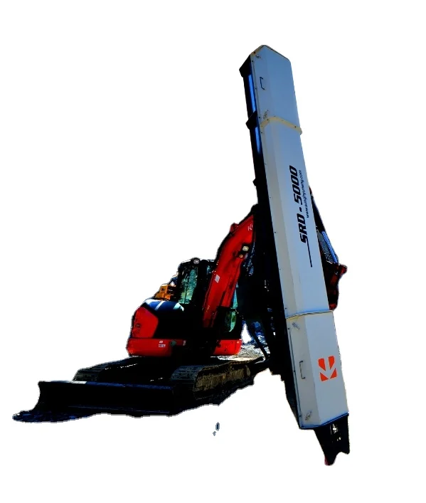 Korean Integrated Crawler Rock Drill Rig for Mine Blasting - SungHyun ENG  Earth Drill attachment