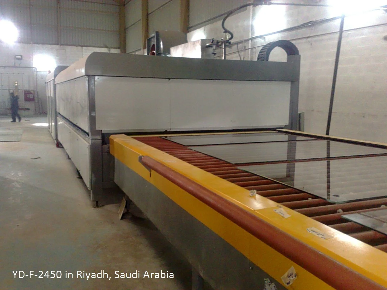 Flat tempering glass machinery