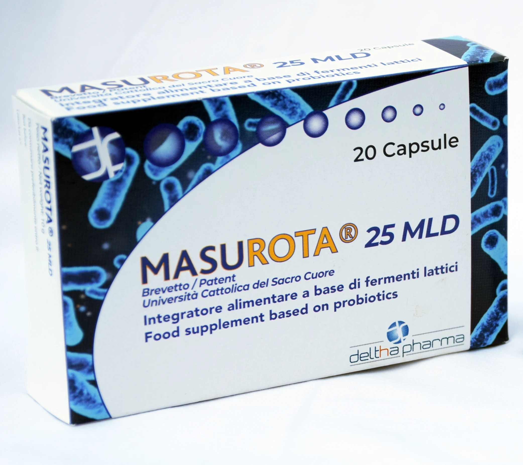 
Made in Italy based on high-dose of probiotics patented supplement food 