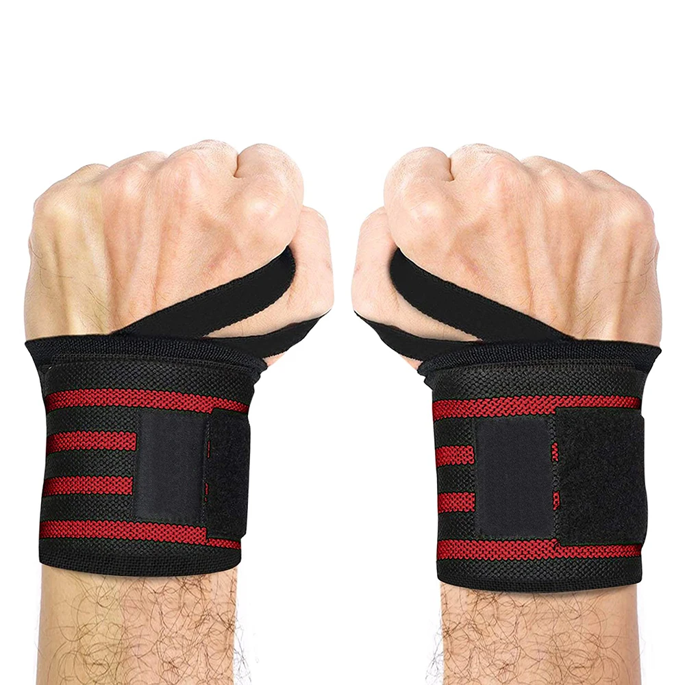 Gym Workout Wear Weight Lifting Wrist Wrap Custom Logo Cross Training Wristband Gym Accessories