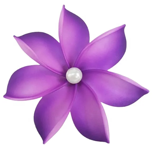 Best seller good quality Handcraft Handmade artificial tahitian foam flower with special tattoo and color pattern