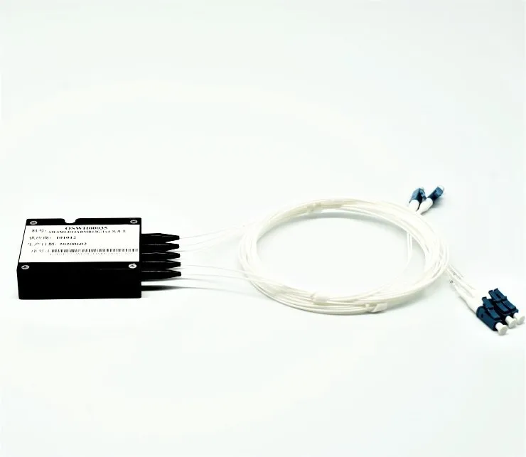 
All Glue Fiber Optic Switch 2X2 1520-1625nm LC/UPC 0.9mm Loose Tube Optical Fiber Switch 