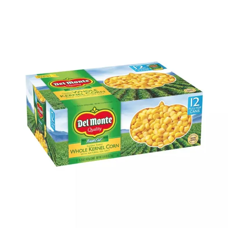 DelMonte консервированная банка из цельной кукурузы 15,25 унции (12 шт. в упаковке)