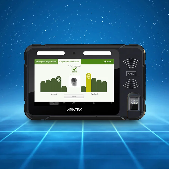 Reliable Face Recognition Fingerprint Scanner NFC Tablet Manufacturer for Homeland Security Law Enforcement Android Tab Rugged