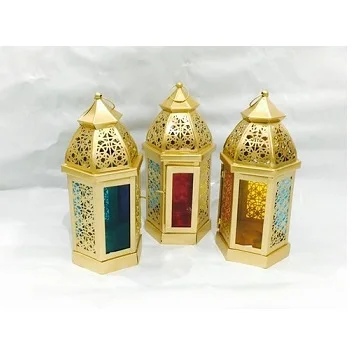 Lantern Decoration of Lanterns Mango Wood Decor wholesale cheapest iron Wood Brass small lantern decoration candle tealight