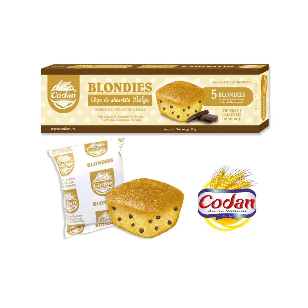 «BLONDIES»-вкусное и нежное печенье изготовленное с бельгийскими шоколадными