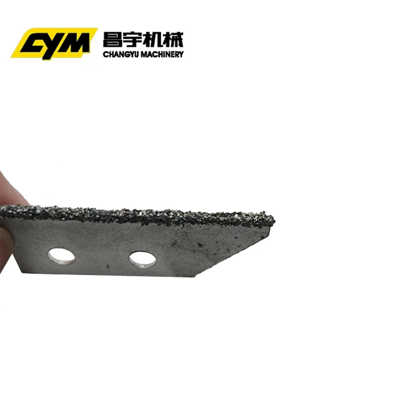 Tungsten carbide coated tile cleaning tool knife ;only knife