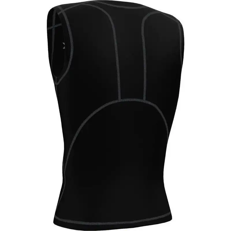 
Sleeveless Patchworks Design Custom Logo Solid Color Men Base Layer Tank Tops 