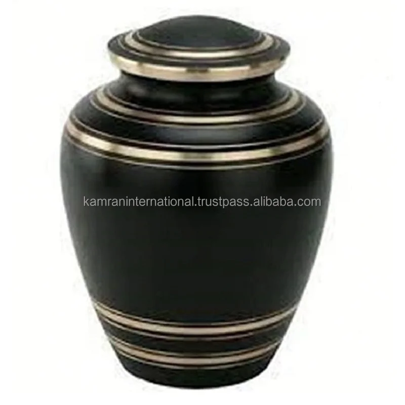 Antique Cremation Urns For Ashes & Red Bag Unique Design Cremation Urns Solid Cremation Urns