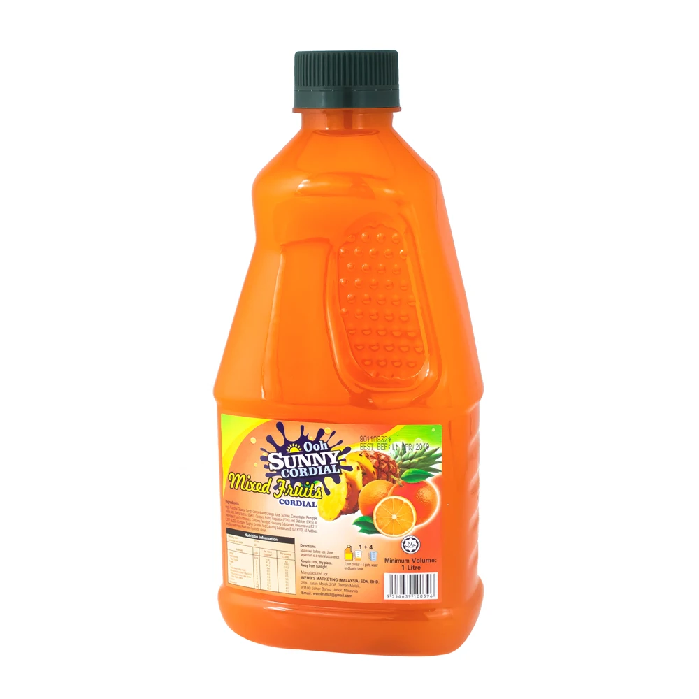 Very Concentrated Ooh Sunny Cordial Fruit Juice Beverage Drink Supplier