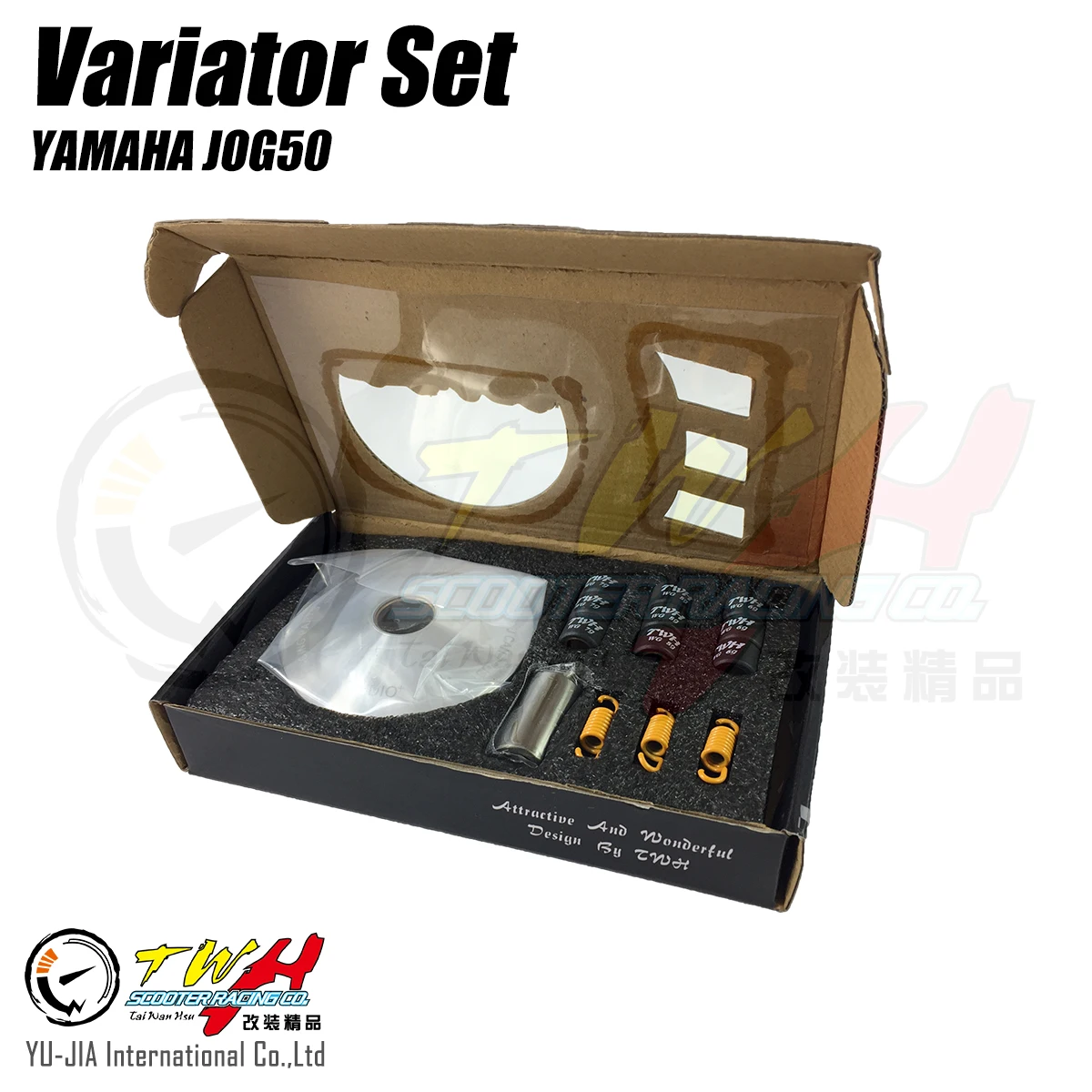 TWH Taiwan Made JOG50 Motorcycle Scooter Racing Pulley Set For YAMAHA