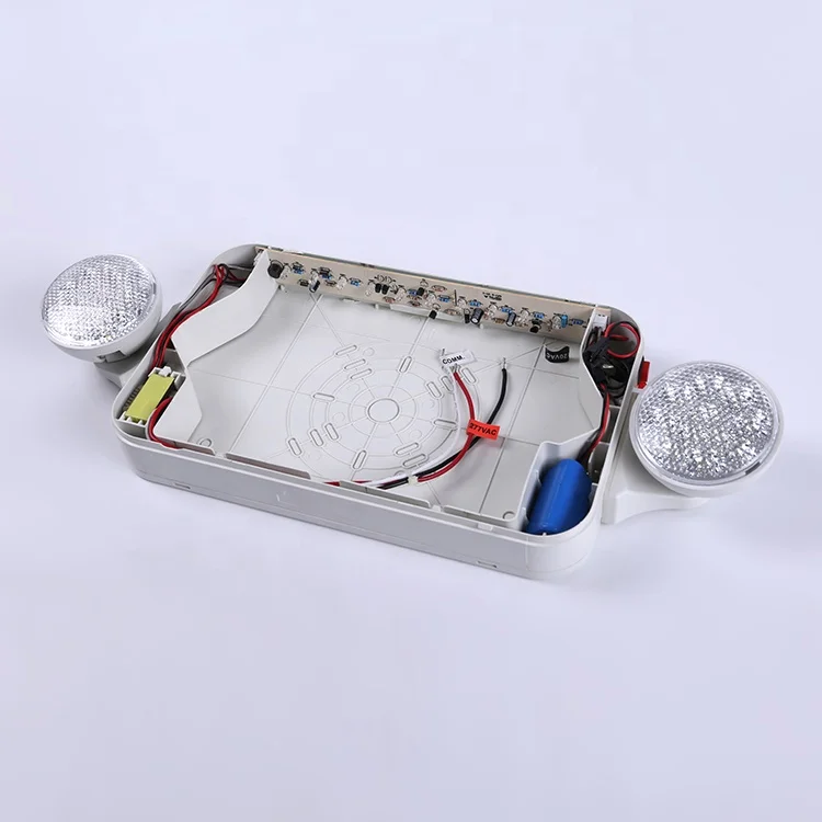 BEST sell model Eco LED Combo Emergency EXIT light with 2 Adjustable Head Lights 3.6V Backup battery